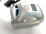 Load image into Gallery viewer, Cordless Rechargeable Pro LED UV Lamp, Holographic Silver Rhinestone
