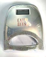 Load image into Gallery viewer, Cordless Rechargeable Pro LED UV Lamp, Holographic Silver Rhinestone
