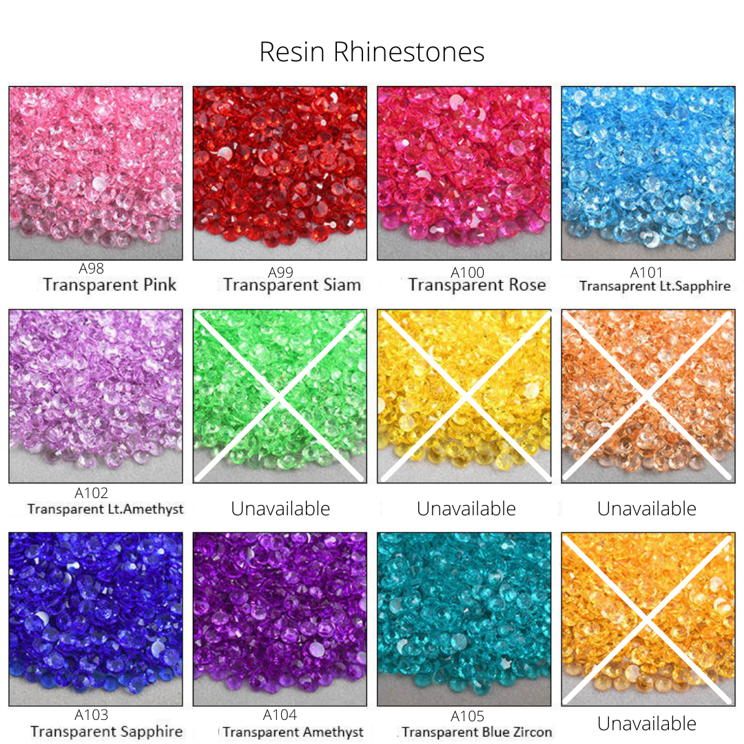 Cali Bees Beehive Blends, Customize Your Rhinestones/Flat Back Pearls Blends