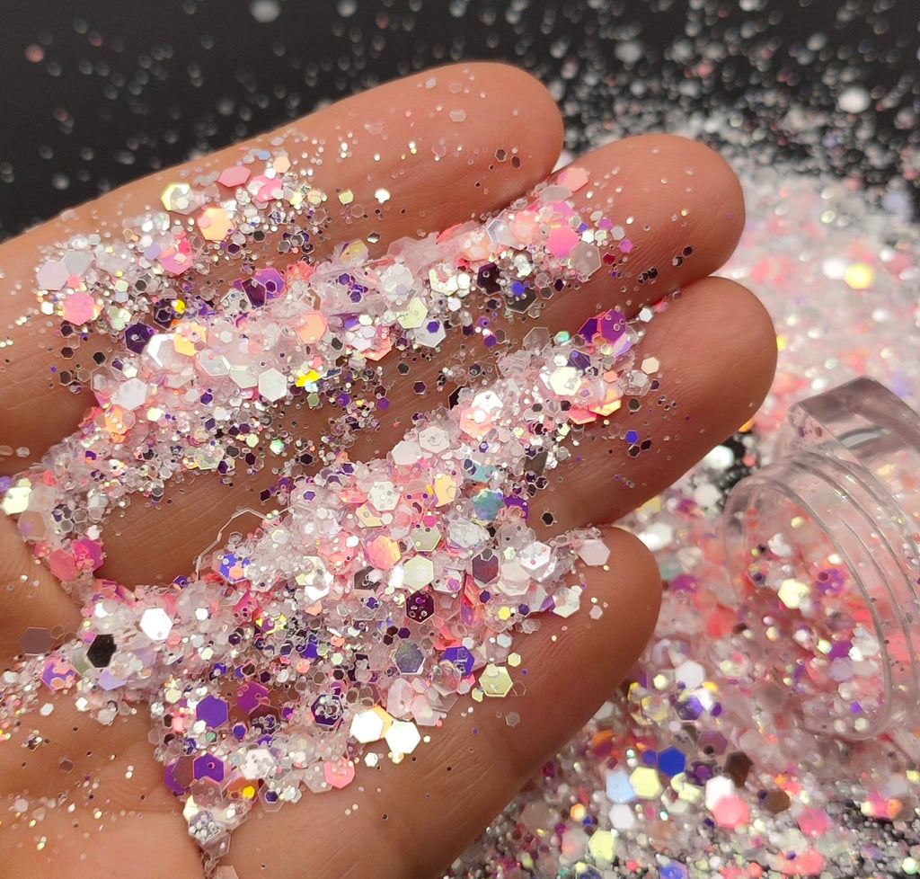Chunky Mix Glitter, Cotton Candy