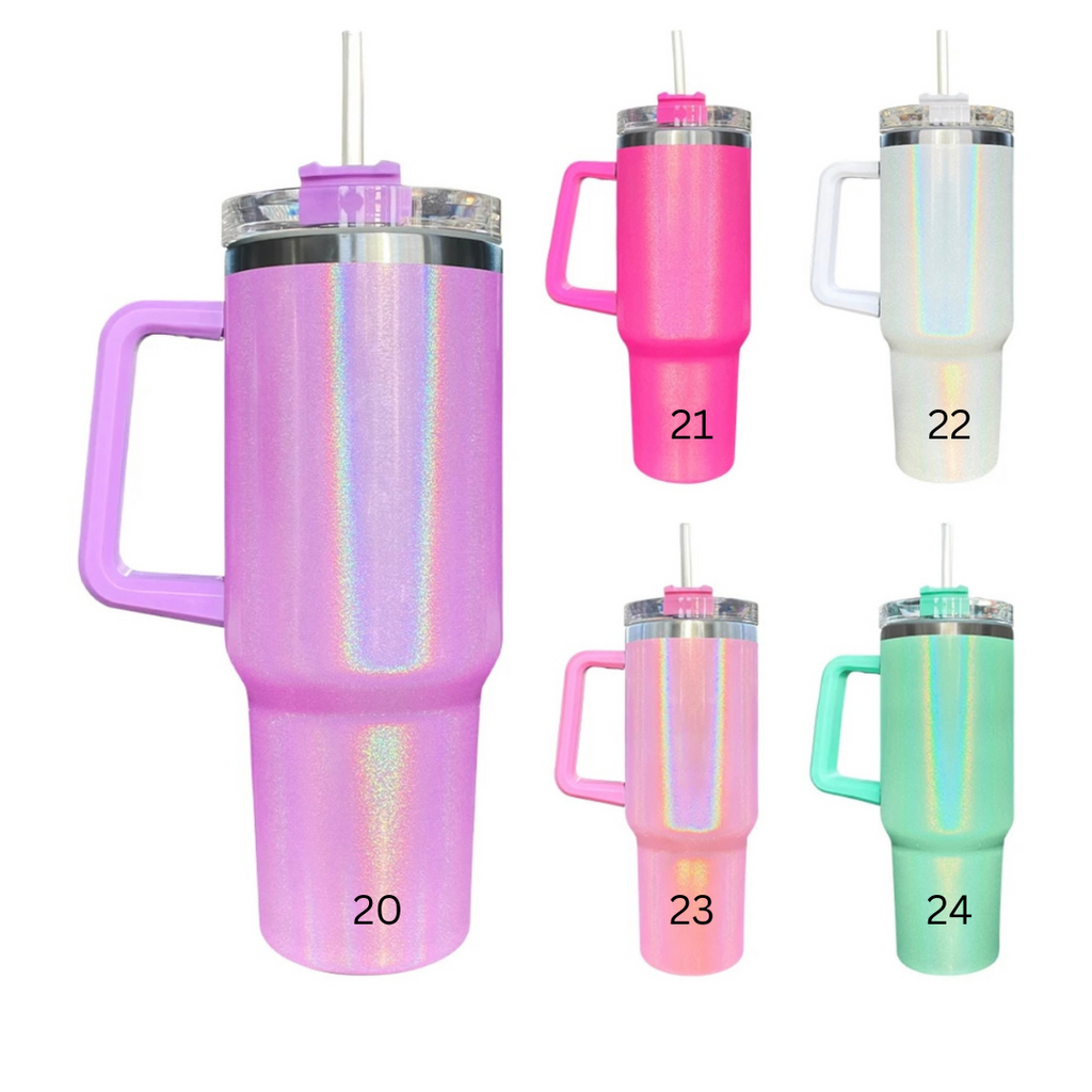 40 oz Stainless Steel Quencher Tumbler