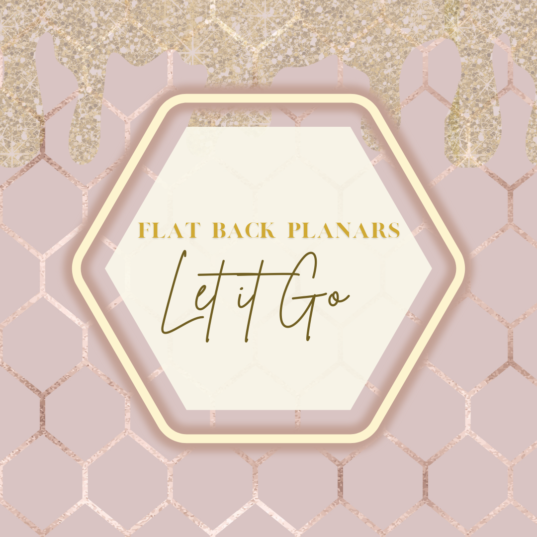 Flat Back Planar Resin Pieces, Let It Go