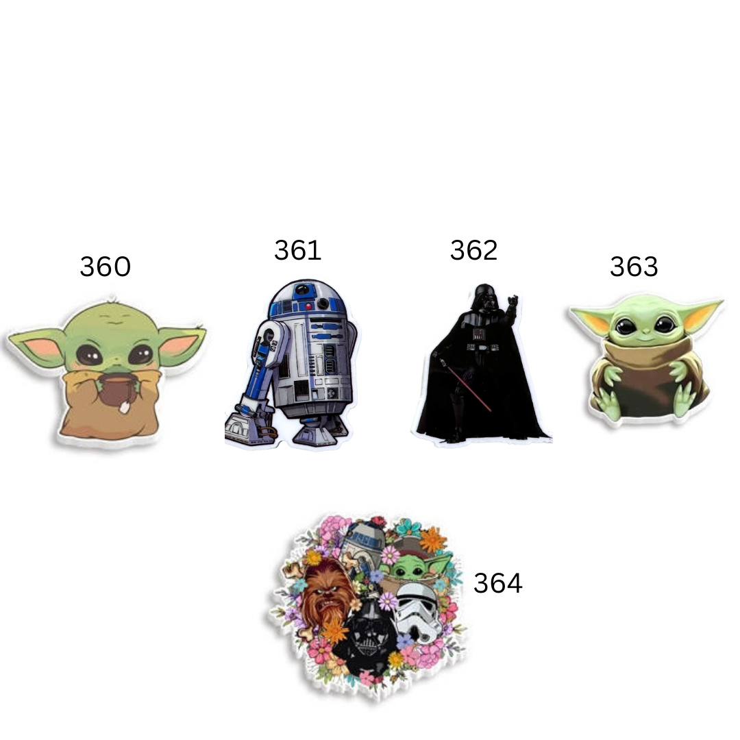 Flat Back Planar Resin Pieces, The Force