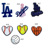 Load image into Gallery viewer, Flat Back Planar Resin Pieces, Baseball/Basketball
