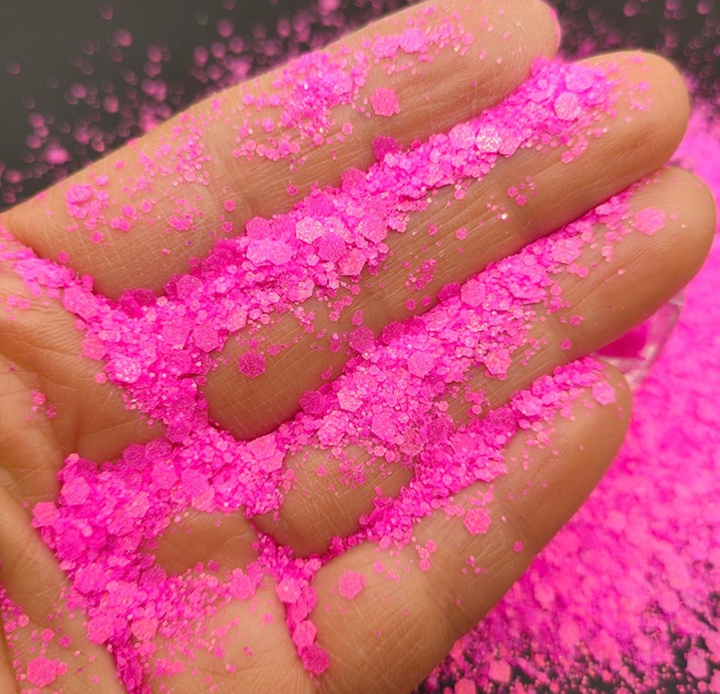 Chunky Mix Glitter, Flamingo