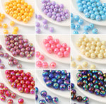 Load image into Gallery viewer, 16mm Opaque Acrylic Beads W/AB Plating, Mutli-Color or Single Color, 50 pcs
