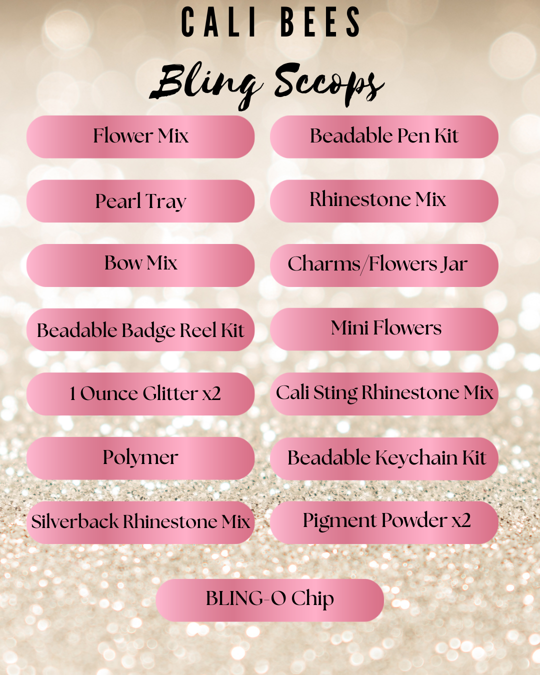 Cali Bees Bling Bash, TikTok Live 12/6 at 3PM PST