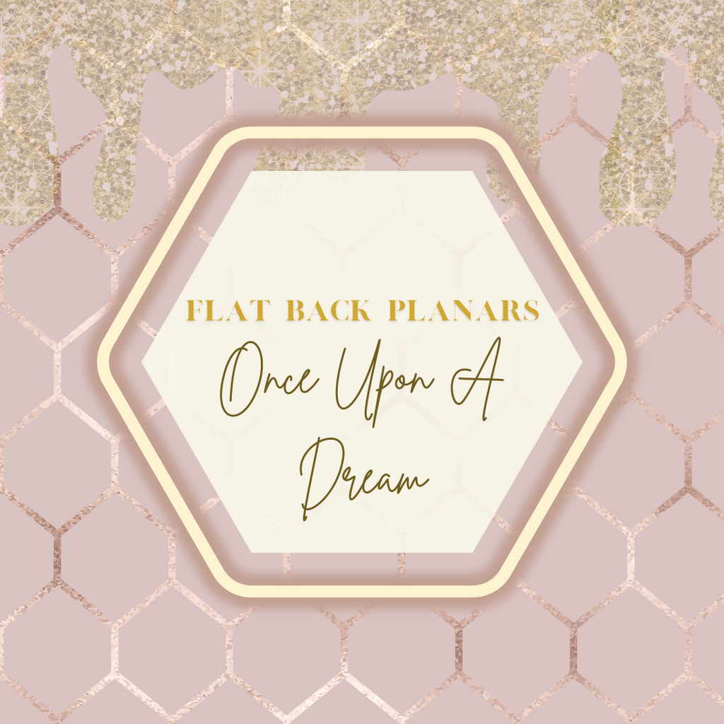 Flat Back Planar Resin Pieces, Once Upon A Dream