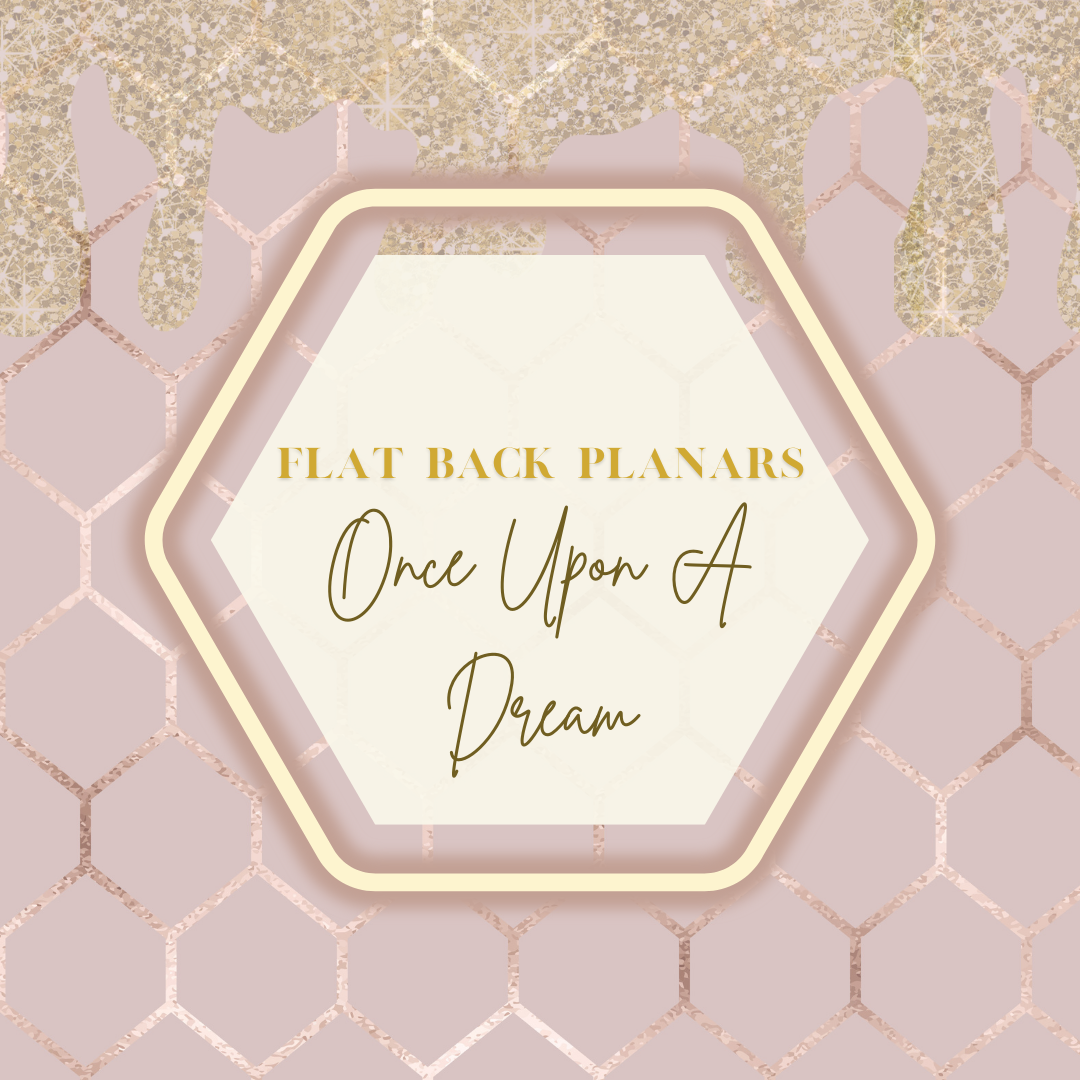 Flat Back Planar Resin Pieces, Once Upon A Dream