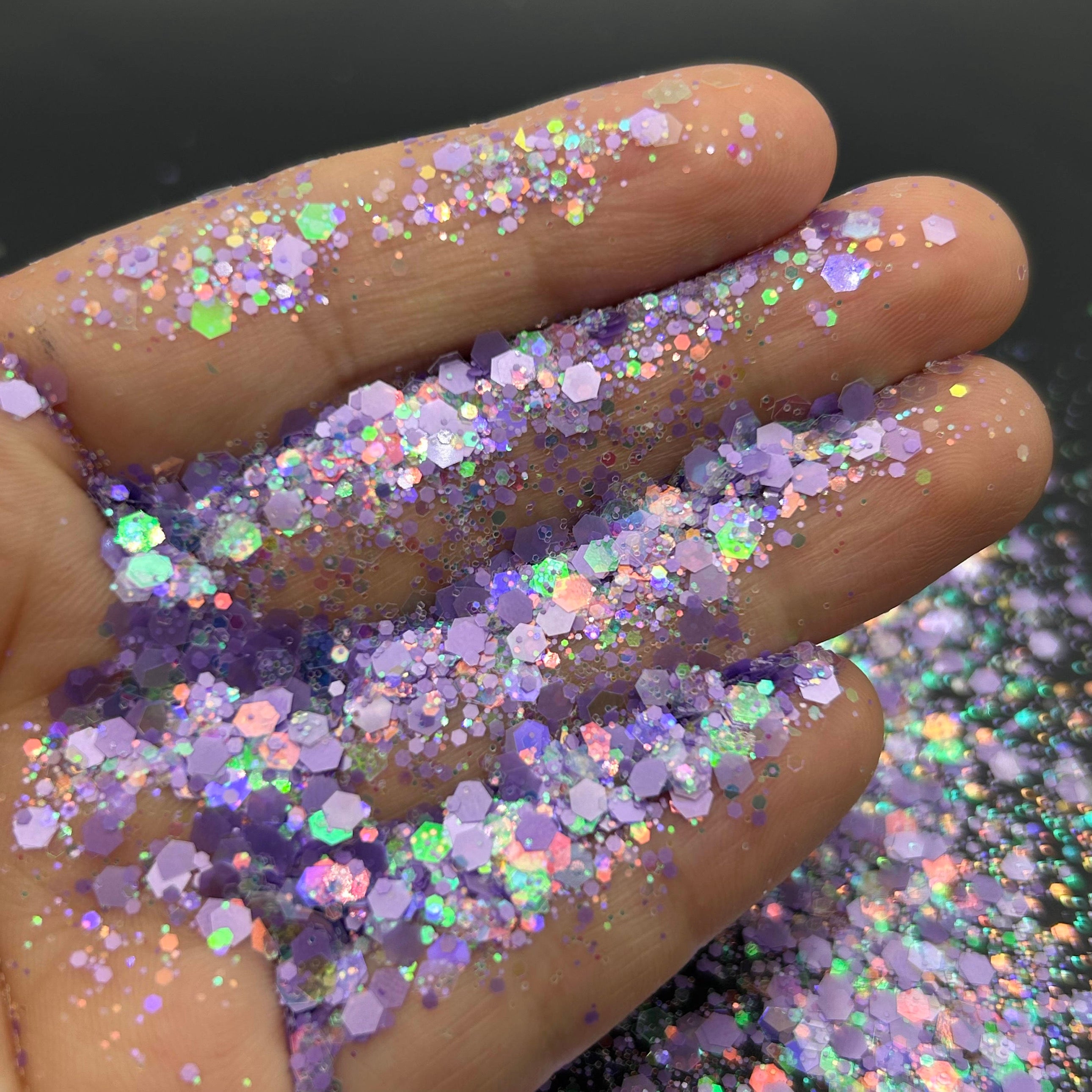 Chunky Mix Glitter, Purple Haze