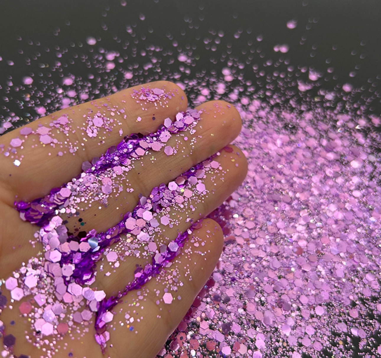 Chunky Mix Glitter, Grape Escape