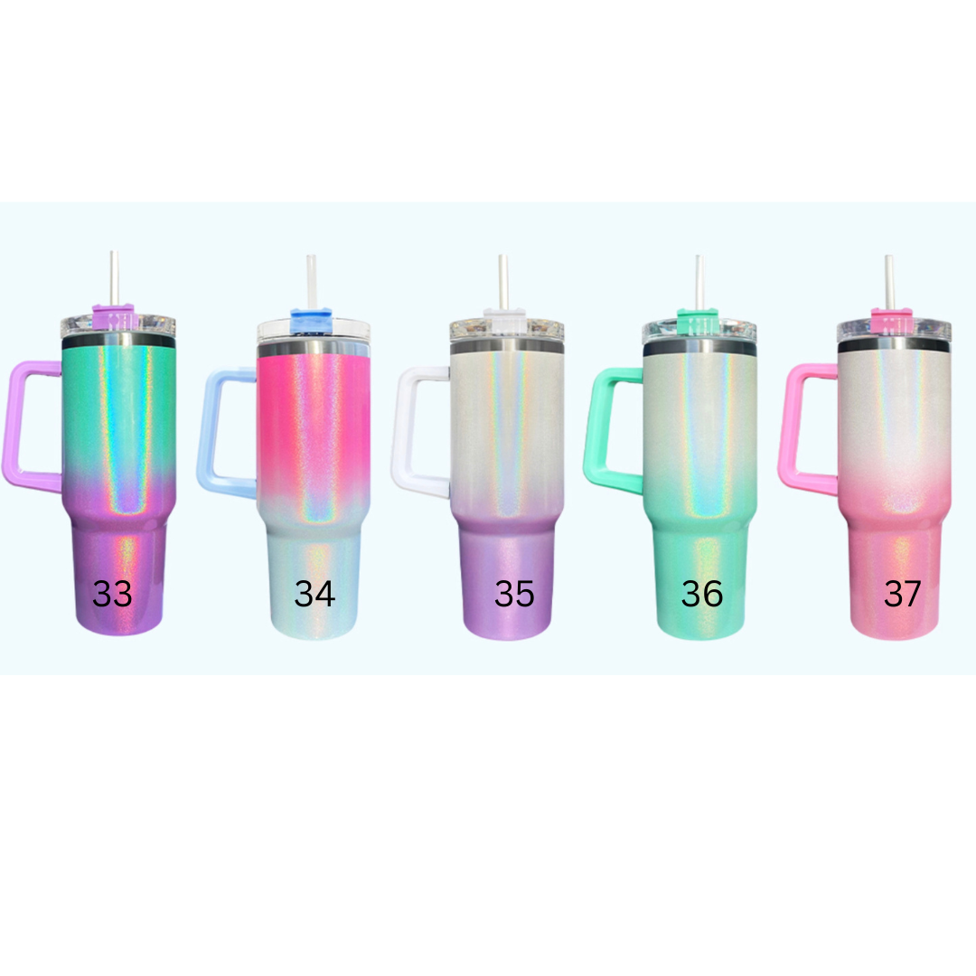 40 oz Stainless Steel Quencher Tumbler