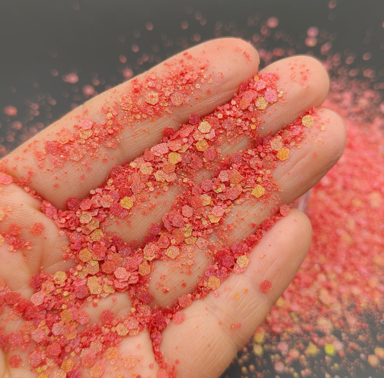 Chunky Mix Glitter, Red Velvet