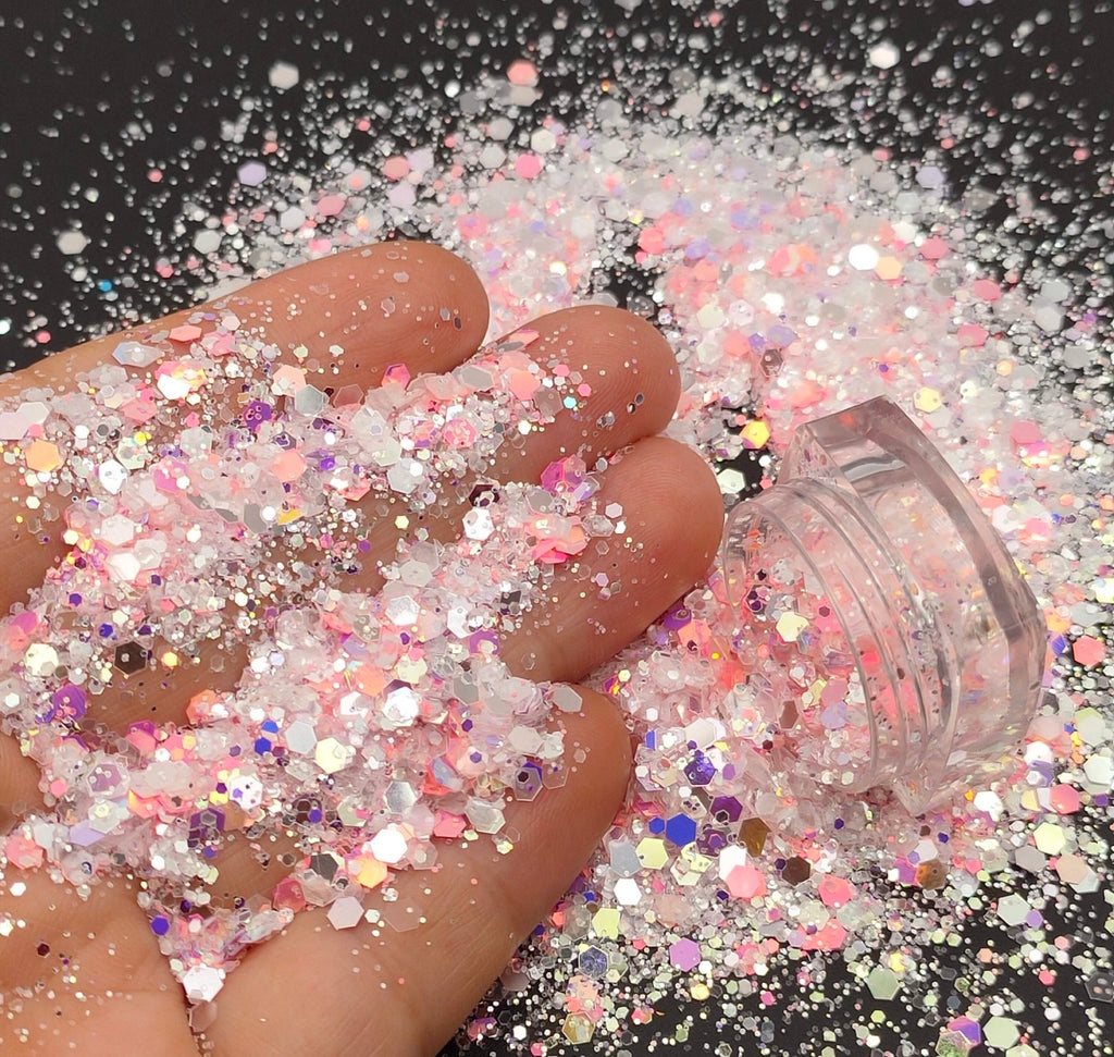 Chunky Mix Glitter, Cotton Candy
