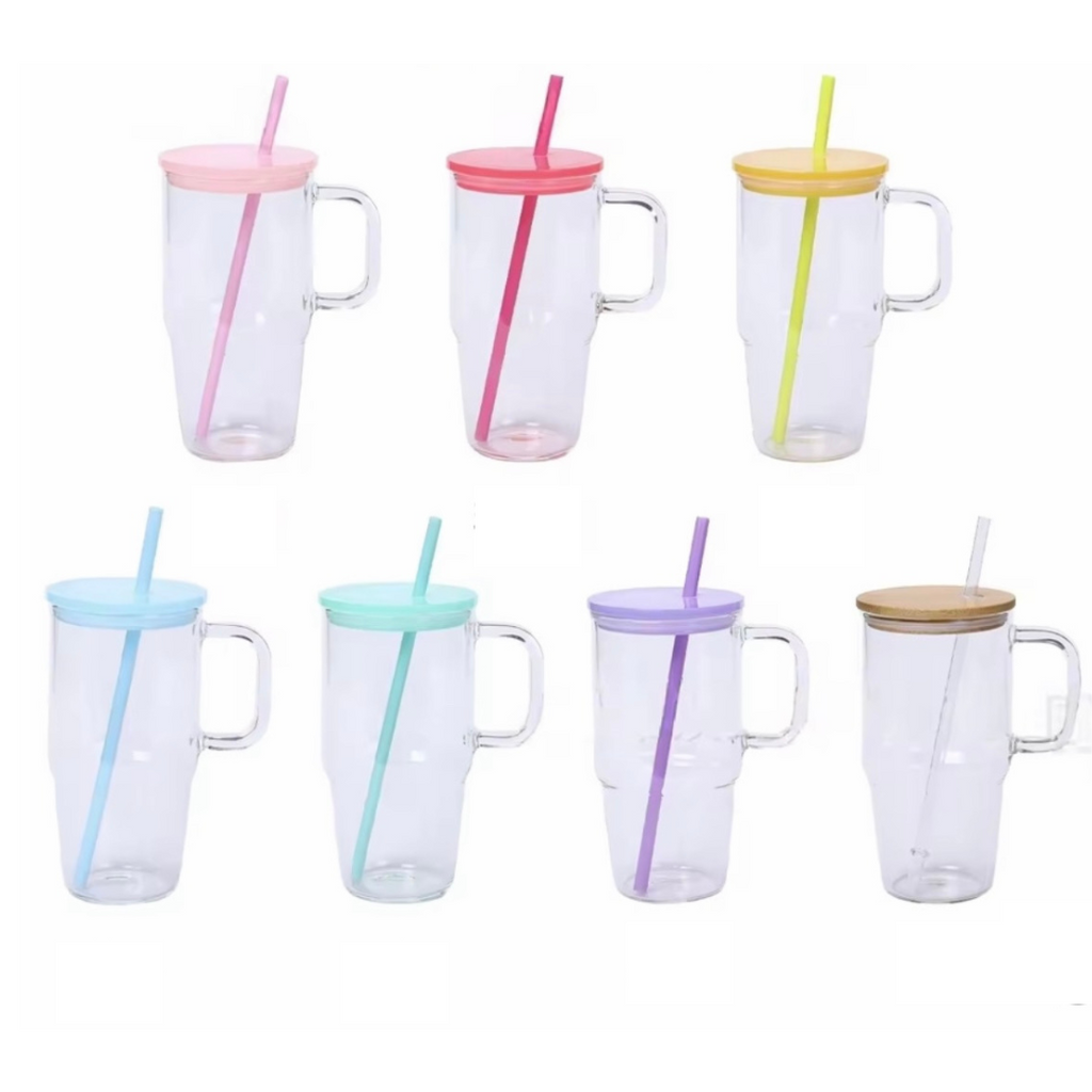 20 oz Glass Mug Tumbler