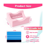 Load image into Gallery viewer, Cup Cradle Set, Pink or Blue
