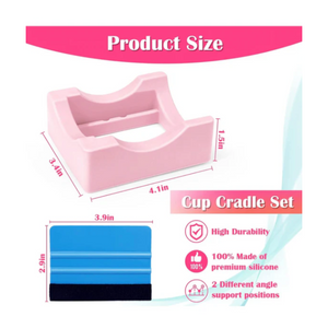 Cup Cradle Set, Pink or Blue