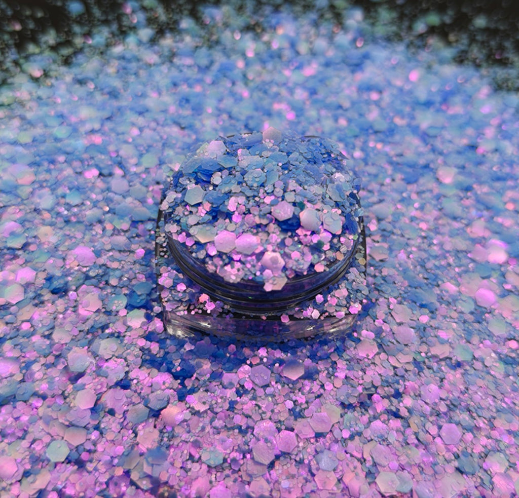 Chunky Mix Glitter, Blurple