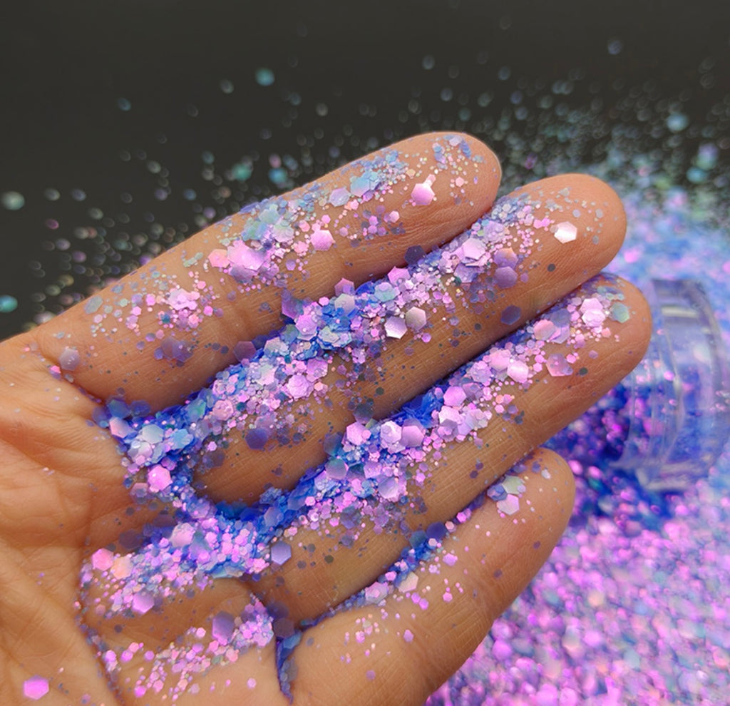 Chunky Mix Glitter, Blurple