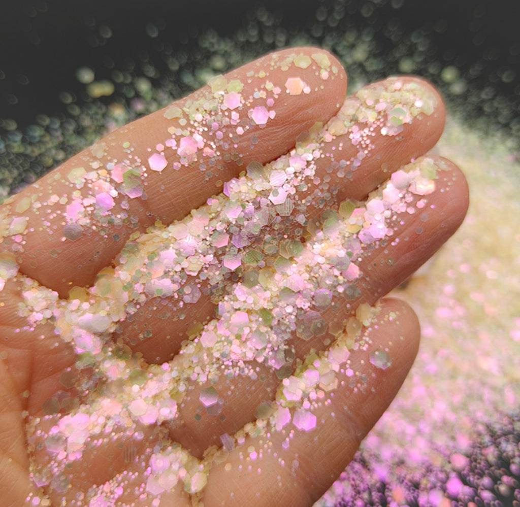Chunky Mix Glitter, Apricot