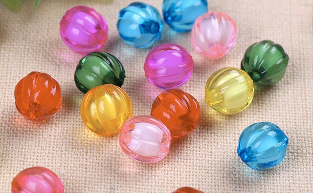 20mm Pumpkin Beads, 50 pcs
