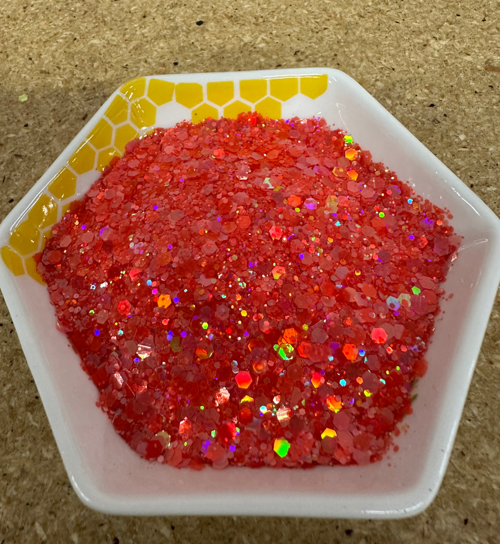 Chunky Mix Glitter, Candy Apple