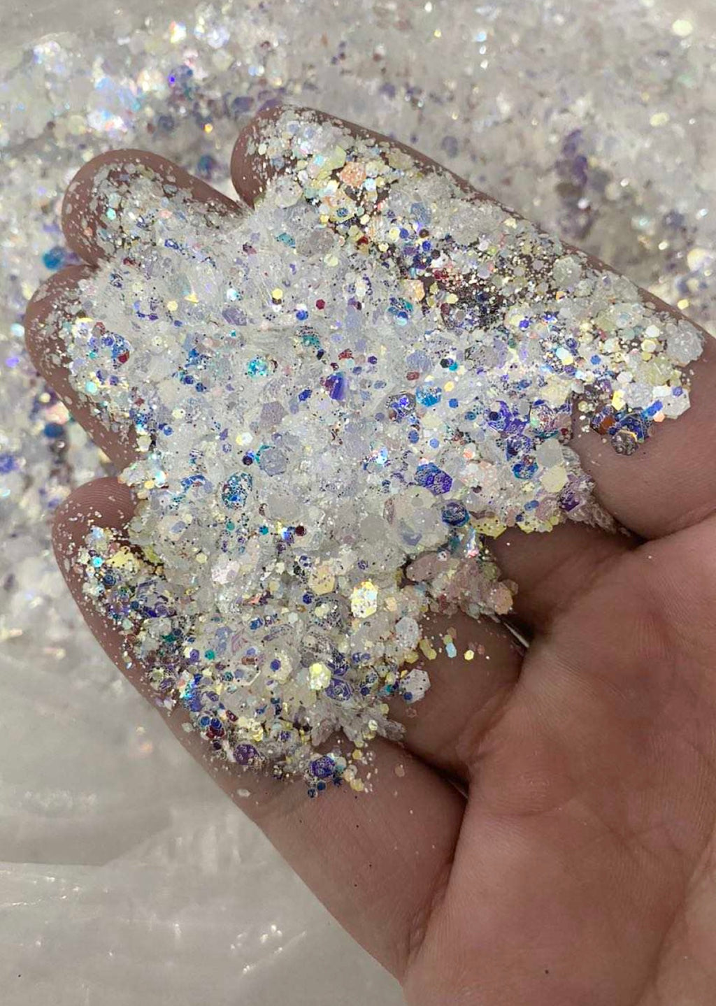 Chunky Mix Glitter, Frost