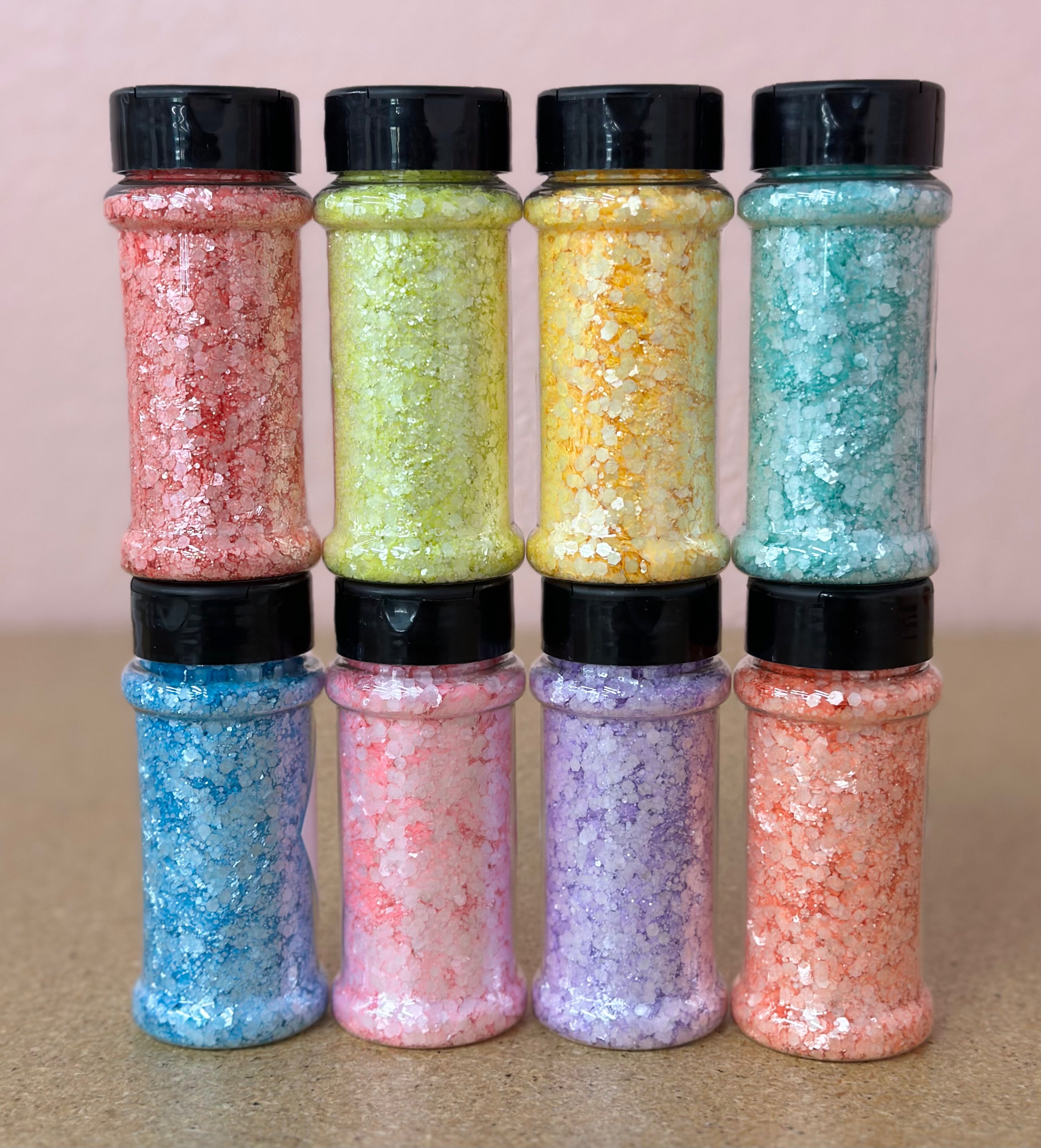 Chunky Mix Glitter, May Flowers Glitter Collection, 8 pc Collection or Singles