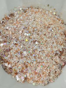 Chunky Mix Glitter, Fortune Cookie