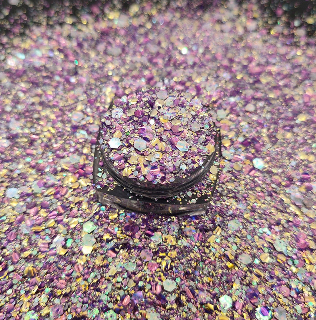 Chunky Mix Glitter, Amethyst Night Fall