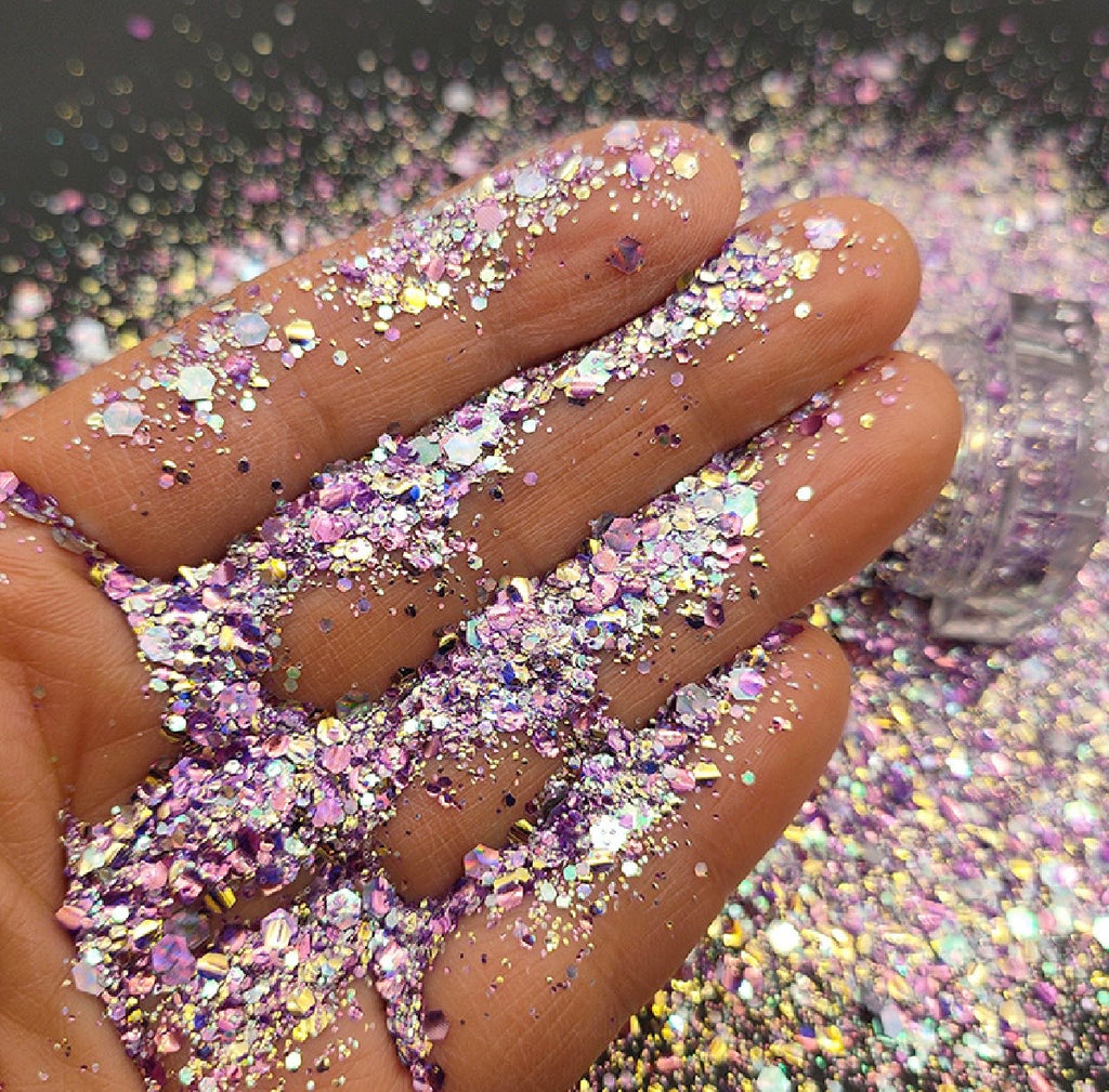 Chunky Mix Glitter, Amethyst Night Fall