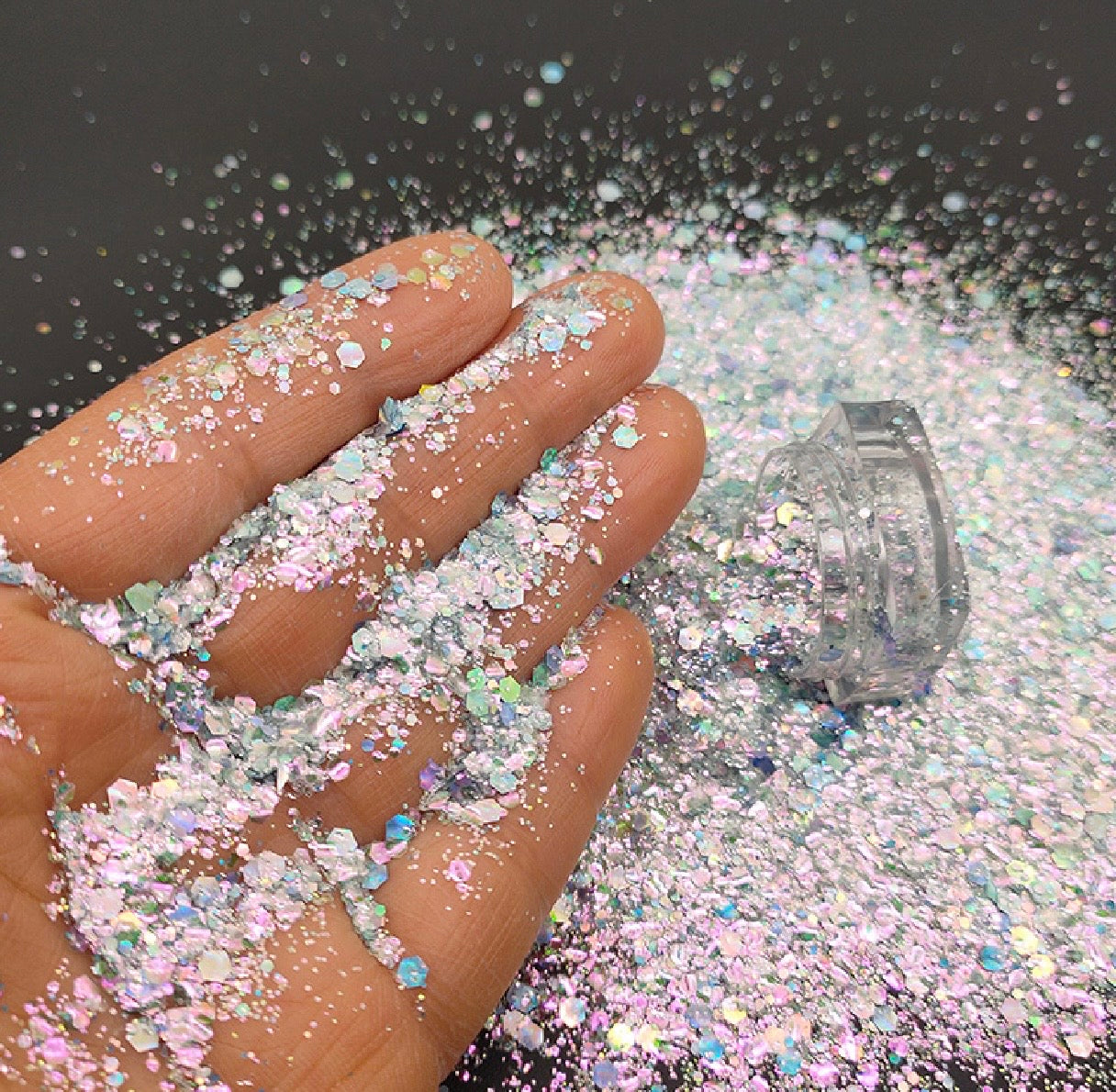Chunky Mix Glitter, Crystal Tide