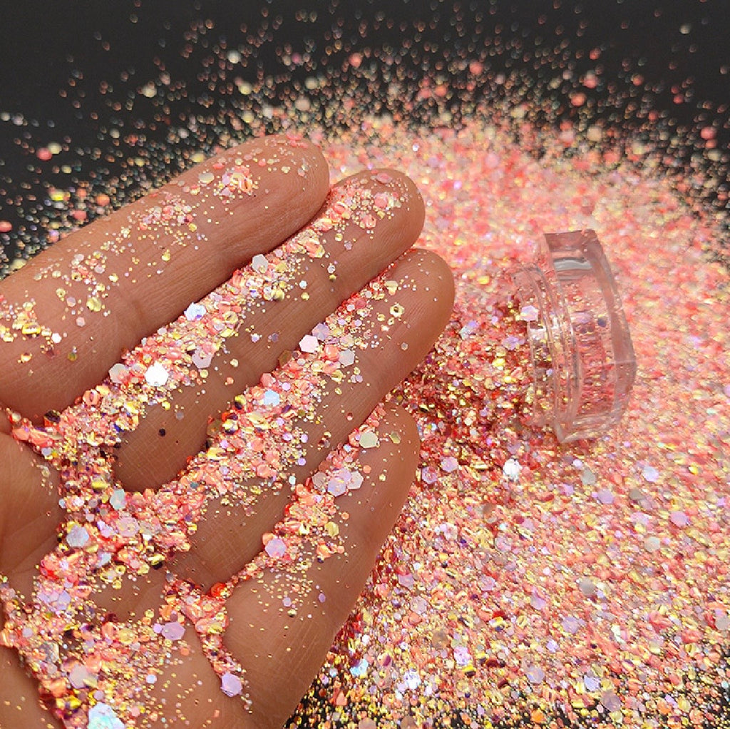 Chunky Mix Glitter, Sultans Flame