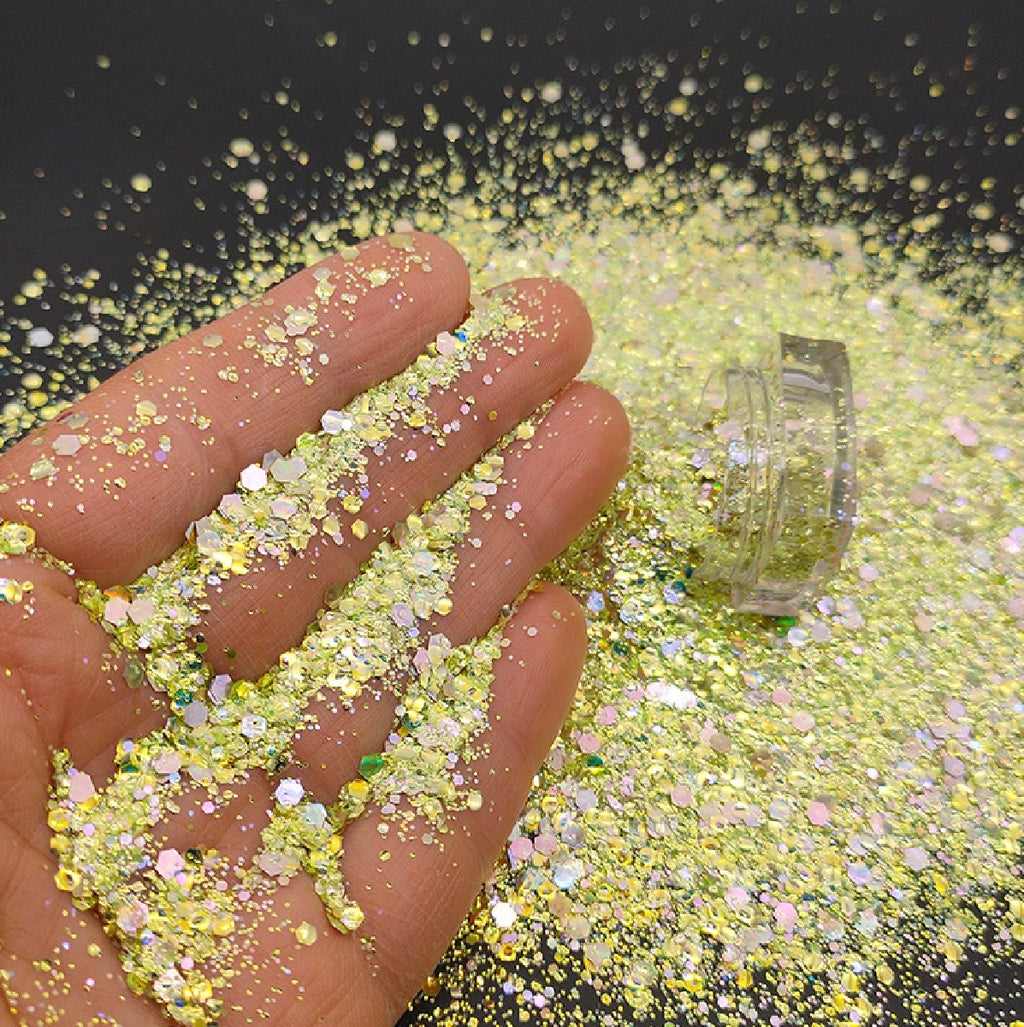 Chunky Mix Glitter, Celestial Sage