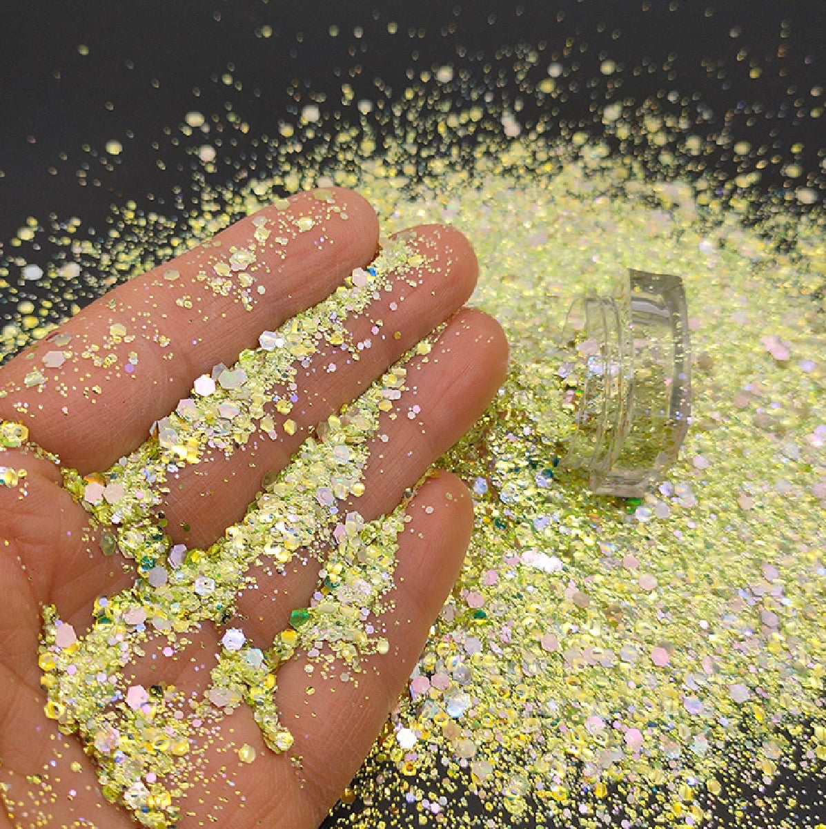 Chunky Mix Glitter, Celestial Sage