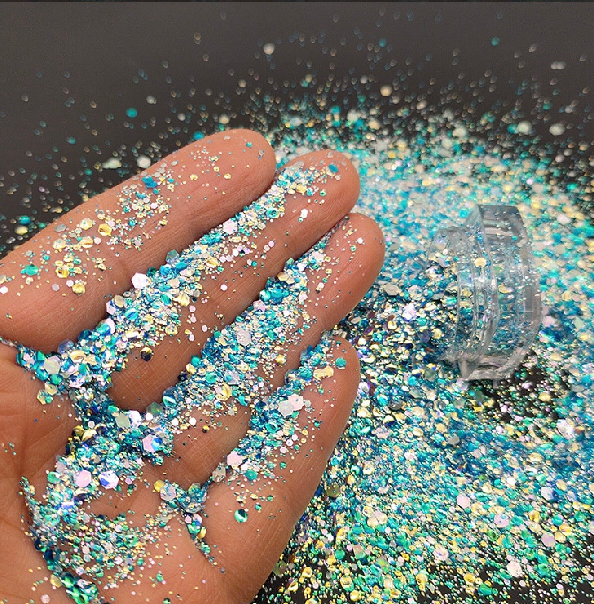 Chunky Mix Glitter, Treasure Bay