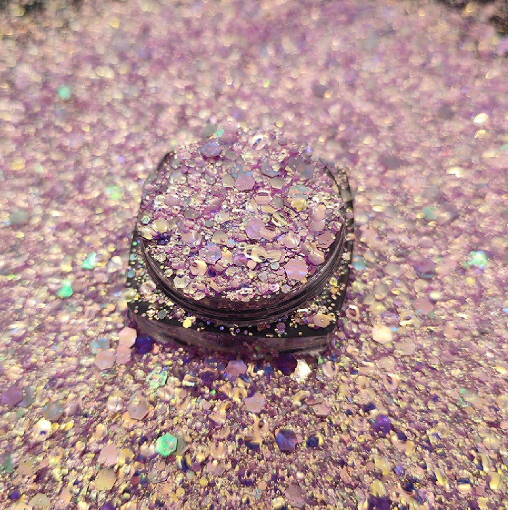 Chunky Mix Glitter, Violet Mirage