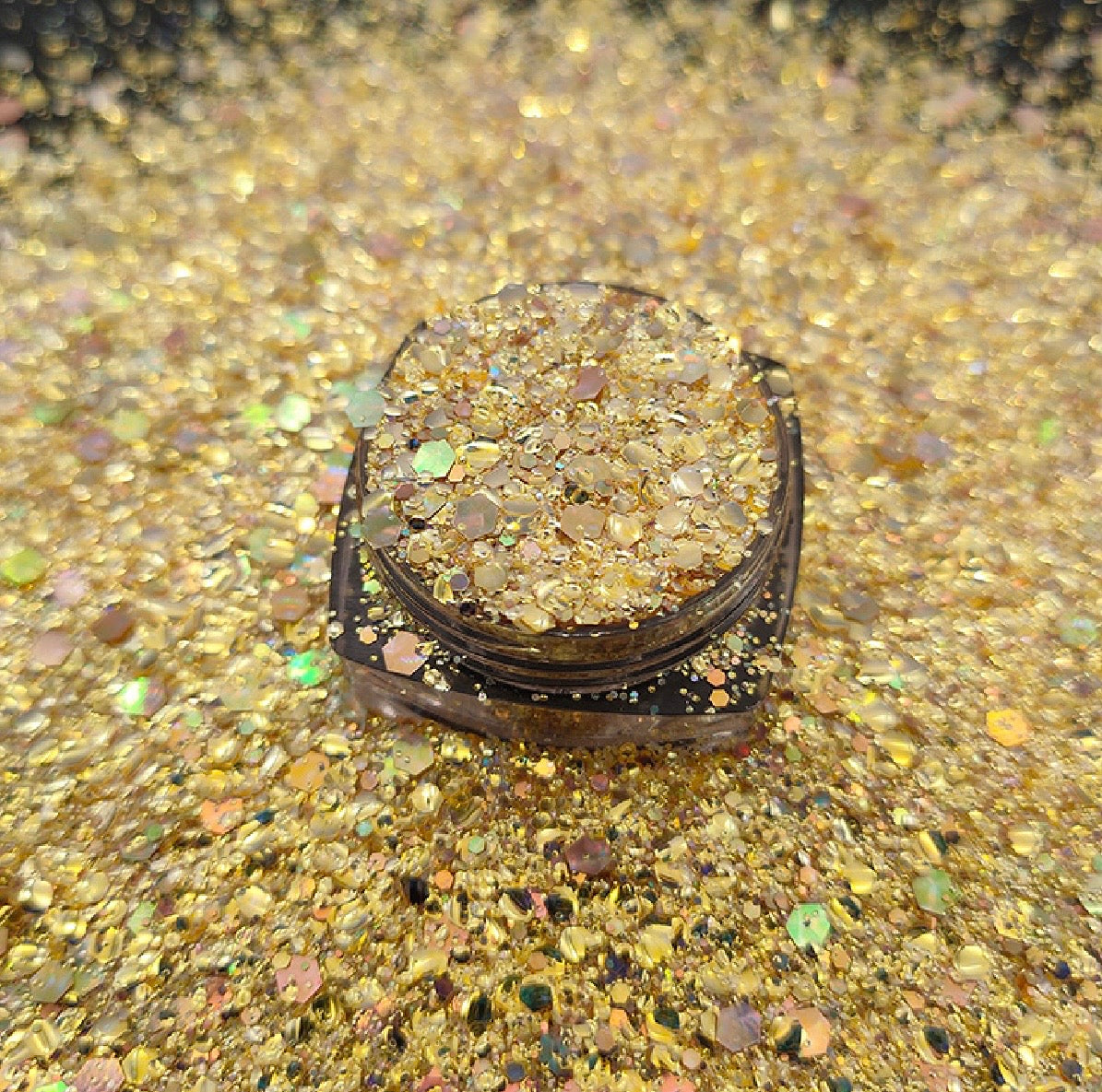 Chunky Mix Glitter, Citrine Sunset