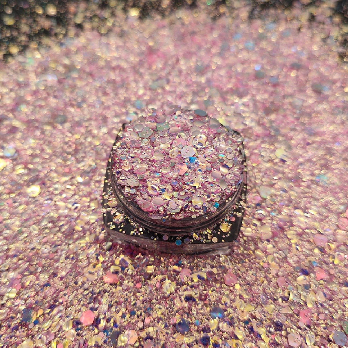 Chunky Mix Glitter, Bollywood Blush