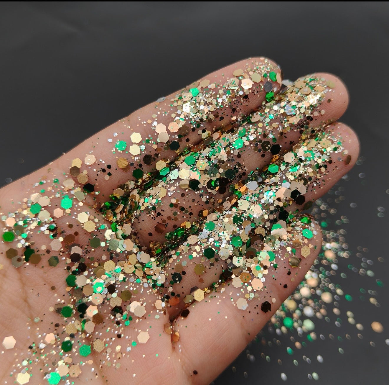 Chunky Mix Glitter, Gridiron Gold