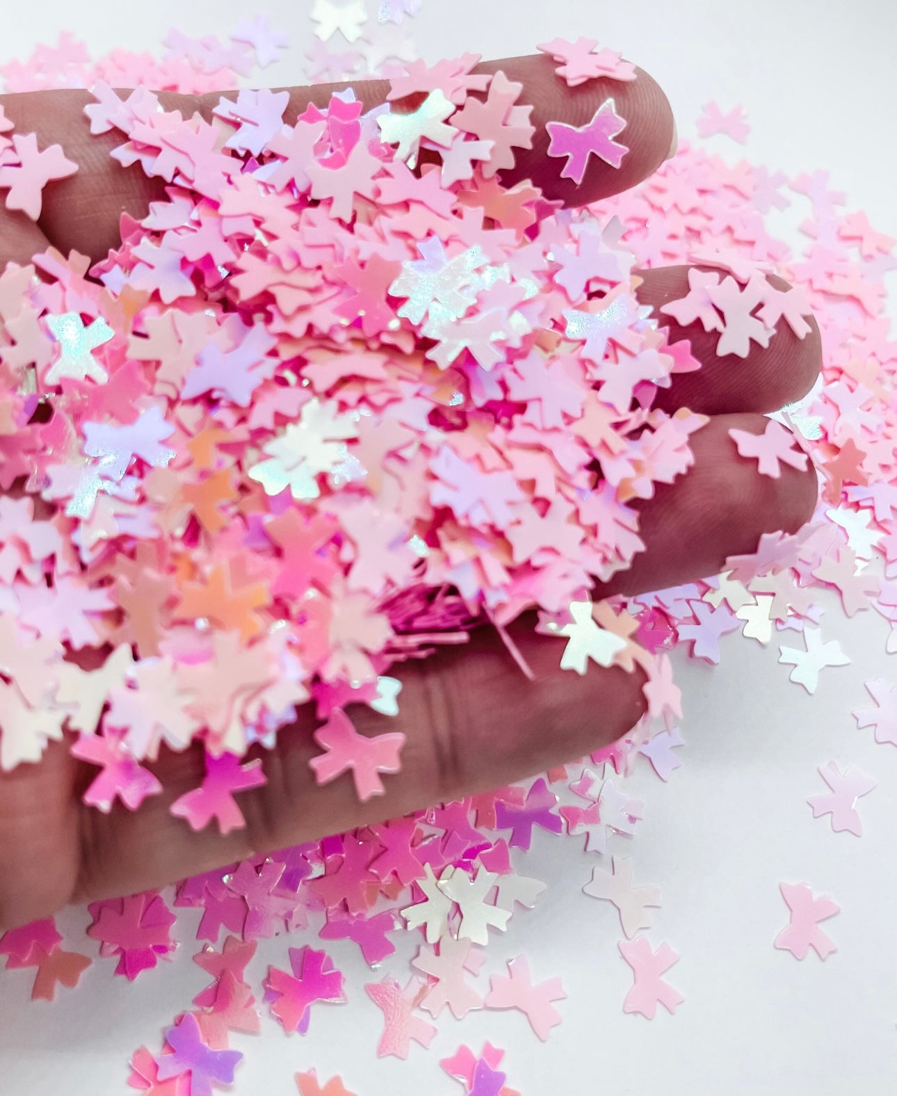 Shape Glitter, Pink Bows