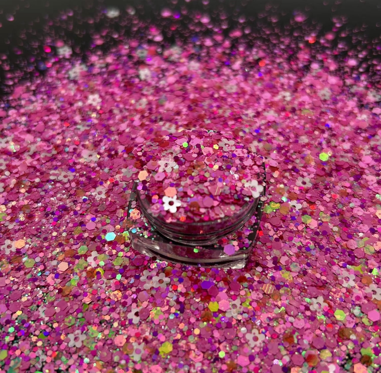 Chunky Mix Glitter, Flower Power