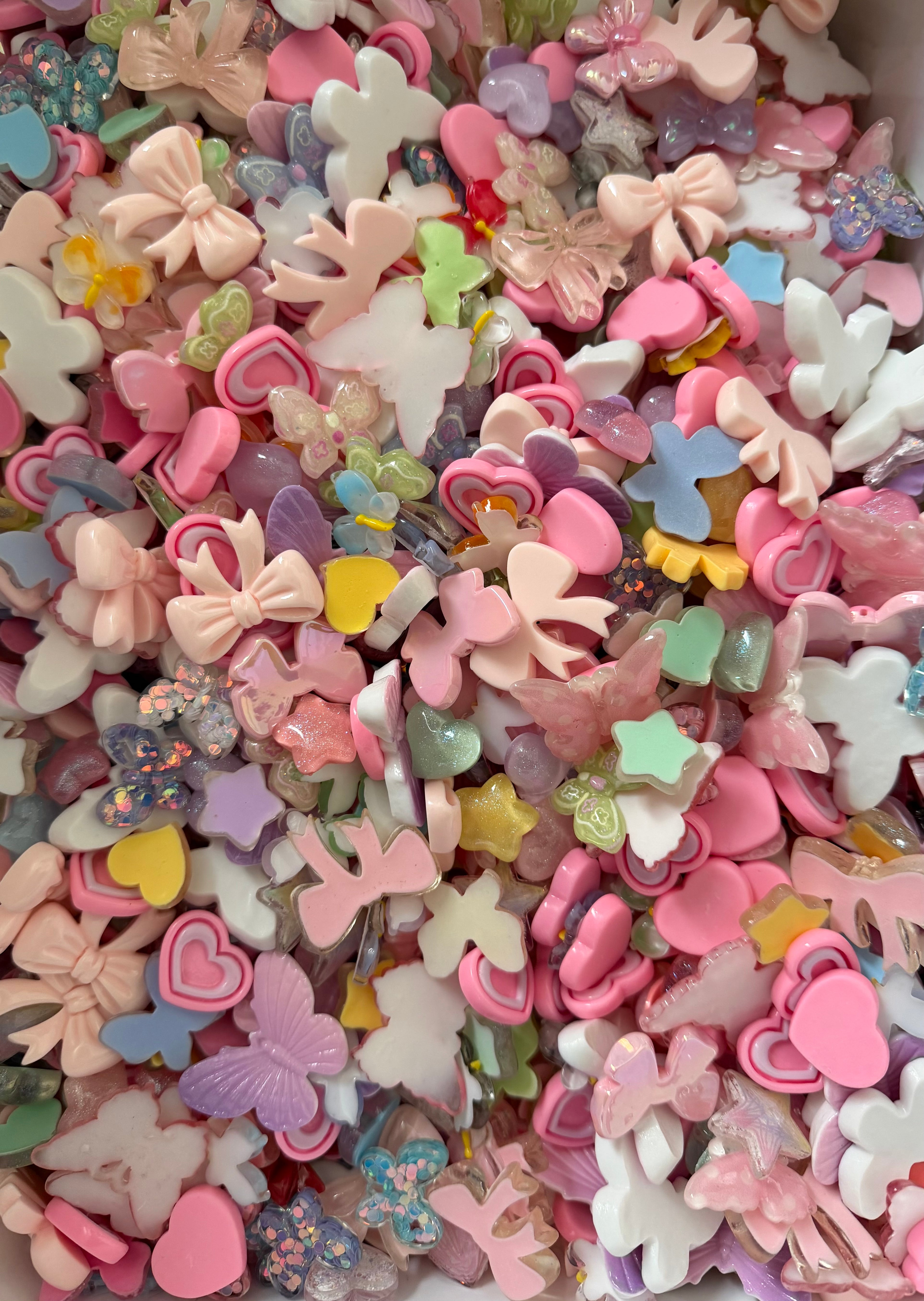 Wildflower Wednesday- Flat Back Flower & Charm Mixes, Assorted Colors