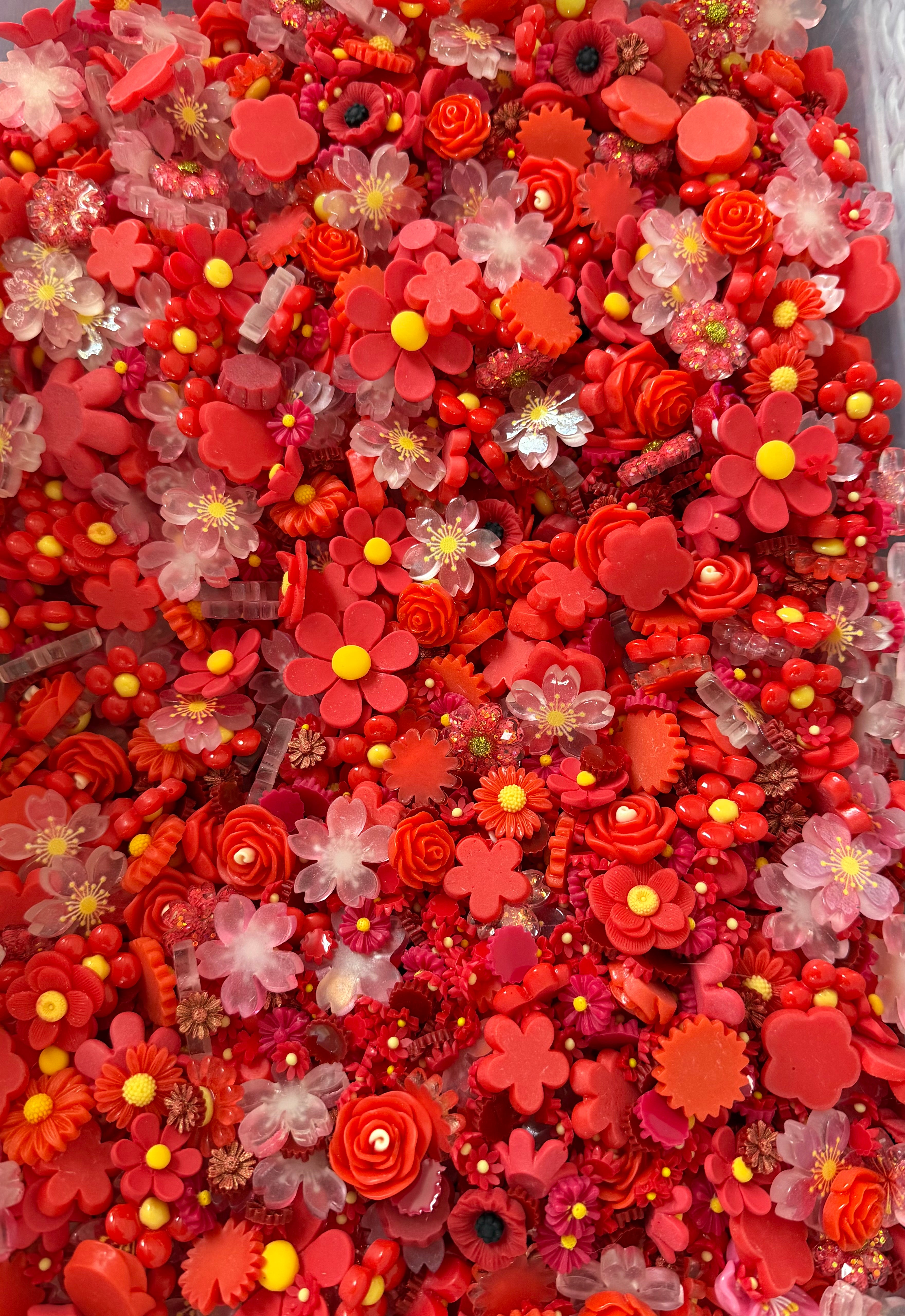 Wildflower Wednesday- Flat Back Flower & Charm Mixes, Assorted Colors