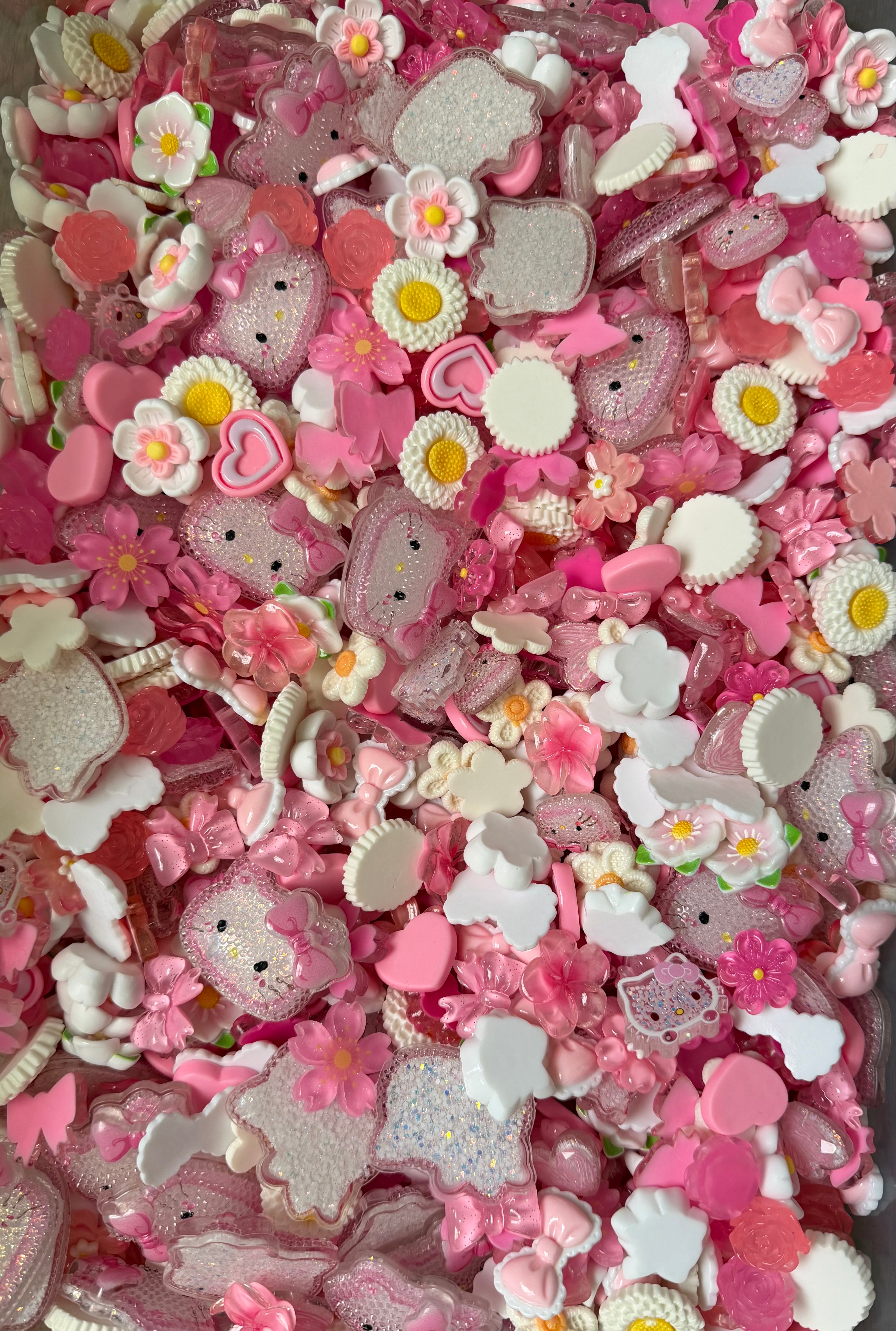 Wildflower Wednesday- Flat Back Flower & Charm Mixes, Assorted Colors