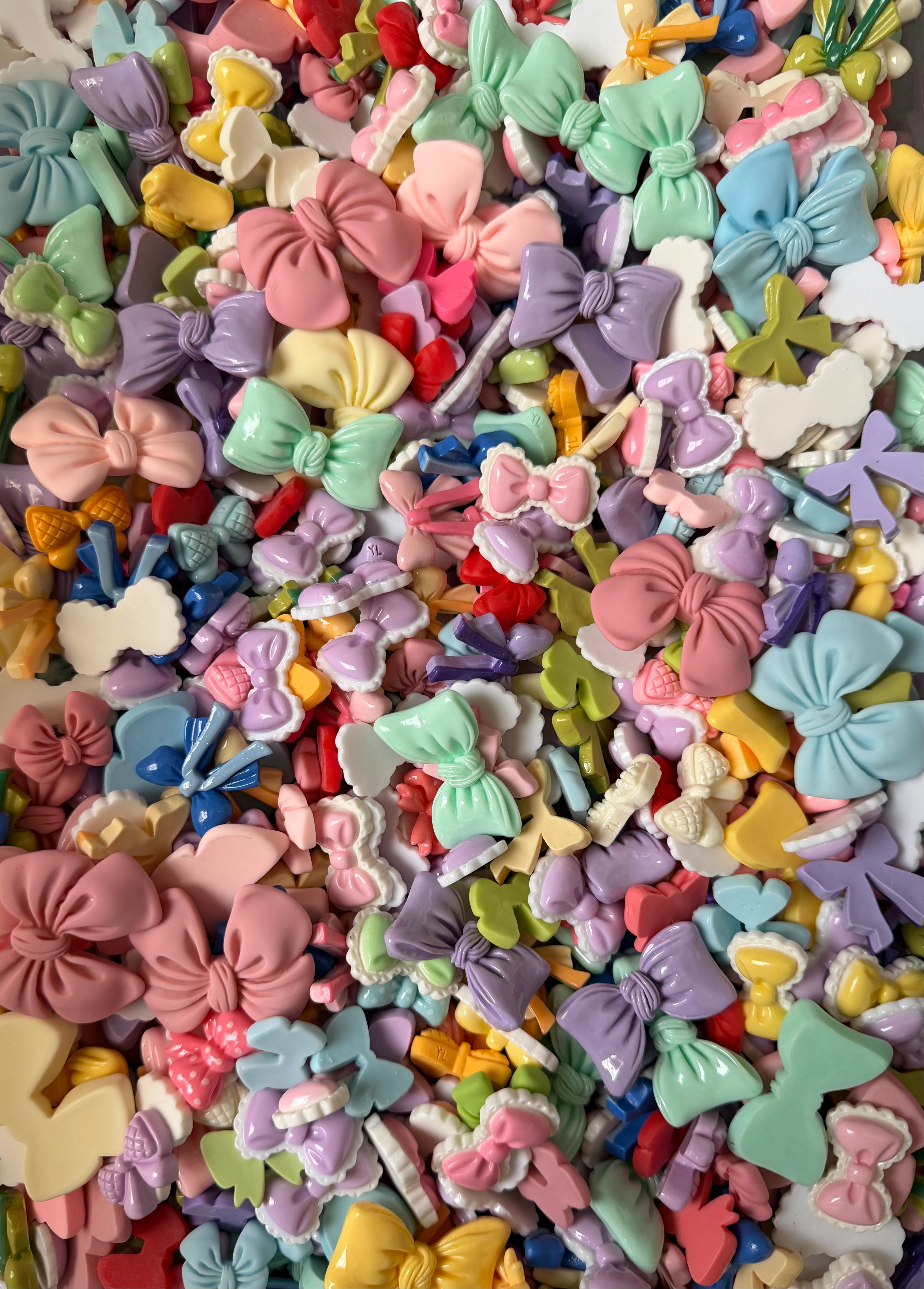 Wildflower Wednesday- Flat Back Flower & Charm Mixes, Assorted Colors