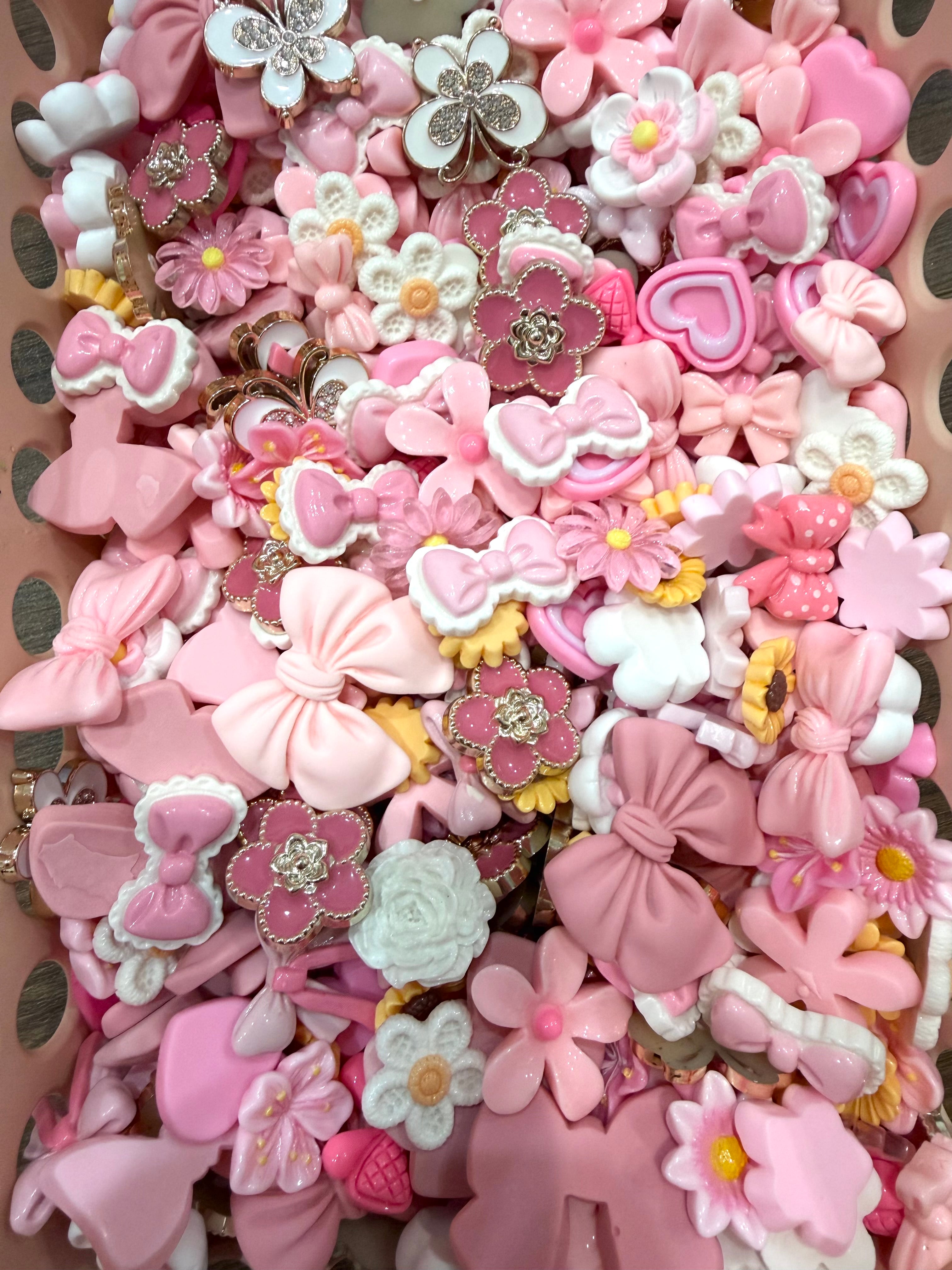 Wildflower Wednesday- Flat Back Flower & Charm Mixes, Assorted Colors