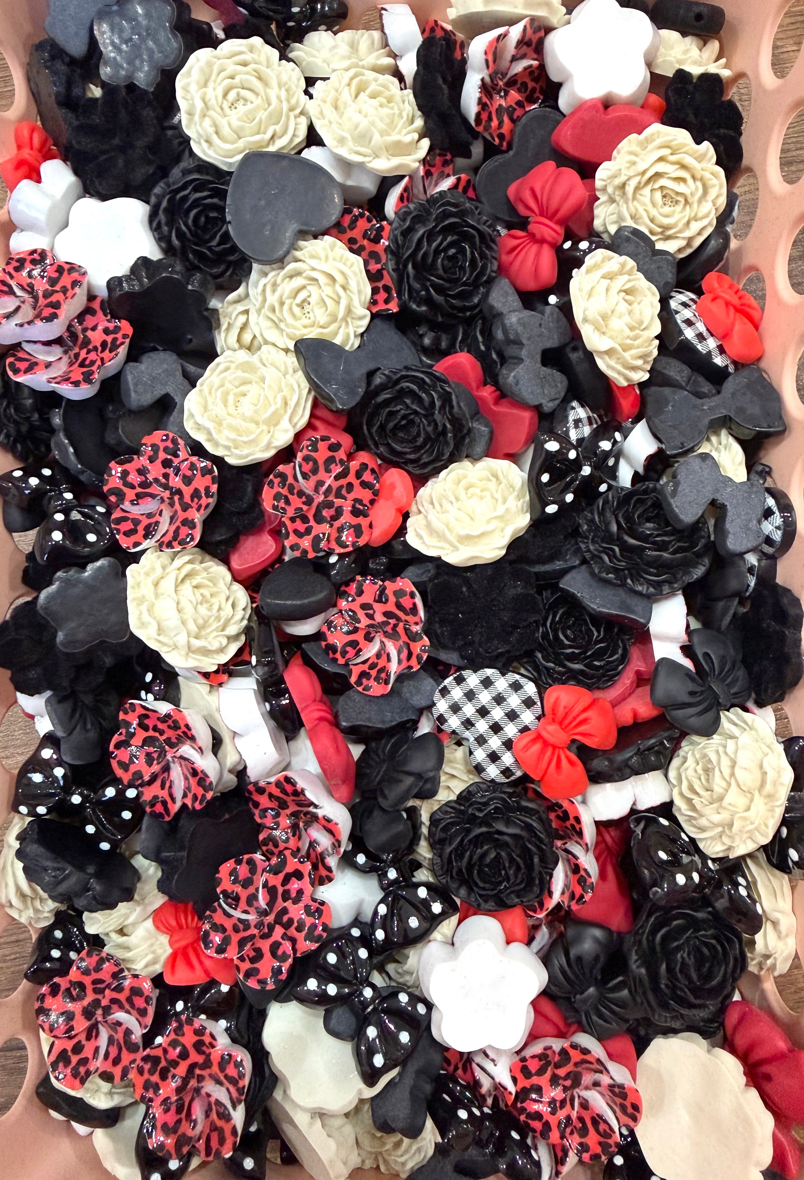 Wildflower Wednesday- Flat Back Flower & Charm Mixes, Assorted Colors