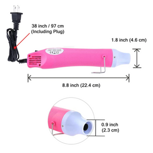 Crafting Heat Gun/Tool, 110V Pink