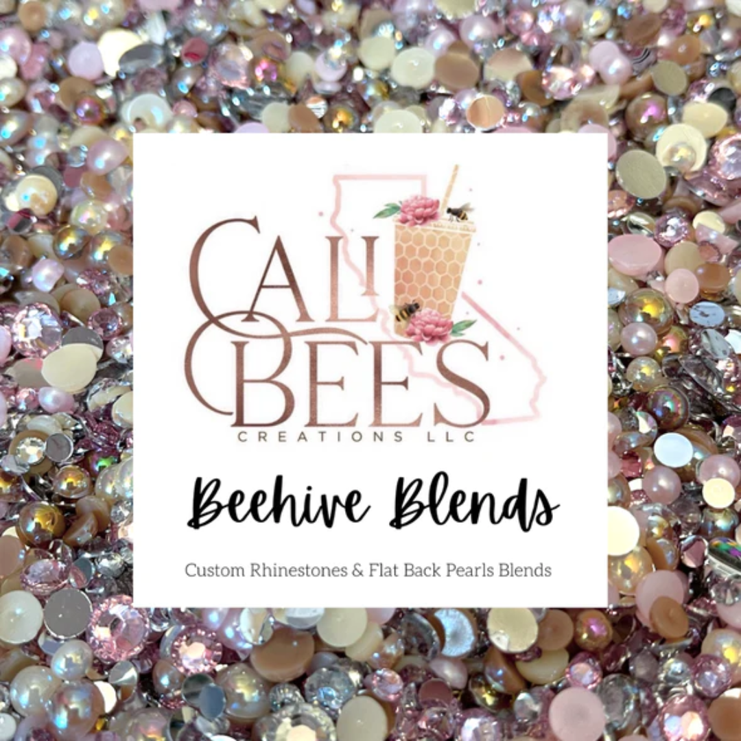 Resin Rhinestones, Deep Rose Jelly – Cali Bees Creations